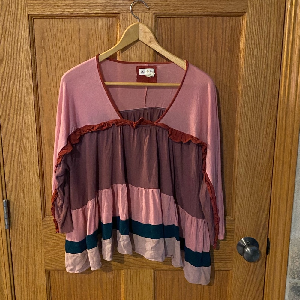 Meadow Rue ruffle top